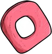 a pink dont with a white background.jpg